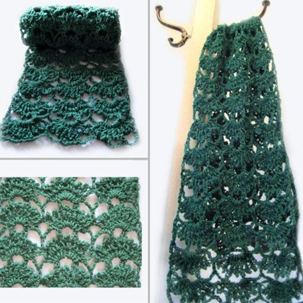 Spring's Here Lace Scarf - PDF Crochet Pattern - Instant Download