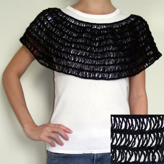 14 Beautiful Broomstick Lace Crochet Patterns You Must See 5 Broomstick Lace Capelet