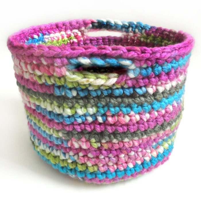 Quick Storage Basket PDF Crochet Pattern Instant Download Etsy