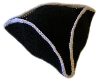 Pirate Hat (5 Sizes) - PDF Crochet Pattern - Instant Download