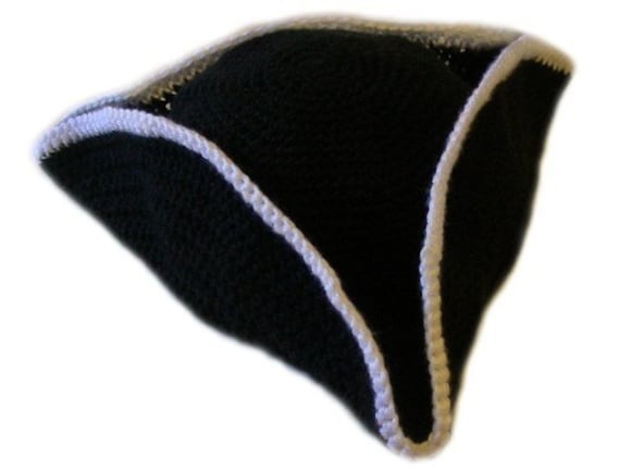 Pirate Hat 5 Sizes PDF Crochet Pattern 