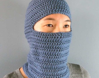 Classic Balaclava - 4 Sizes - PDF Crochet Pattern - Instant Download