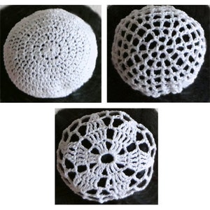 3 Bun Covers - PDF Crochet Pattern - Instant Download