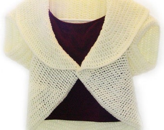 Circular Shrug - PDF Crochet Pattern - Instant Download