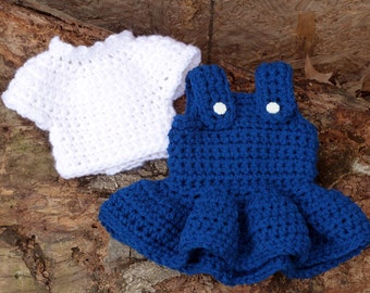 Doll Blouse and Jumper - PDF Crochet Pattern - Instant Download