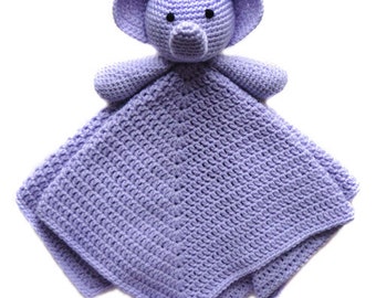 Elephant Security Blanket - PDF Crochet Pattern - Instant Download