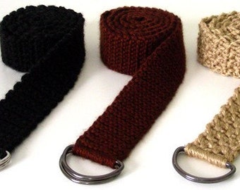 Everyday Adjustable Belts - PDF Crochet Pattern - Instant Download