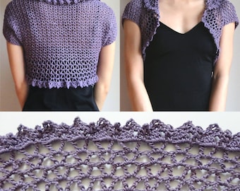 V Lace Shrug - PDF Crochet Pattern - Instant Download