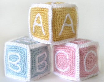 Baby Blocks - PDF Crochet Pattern - Instant Download