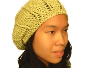 Textured Slouchy Beanie (5 Sizes) - PDF Crochet Pattern - Instant Download