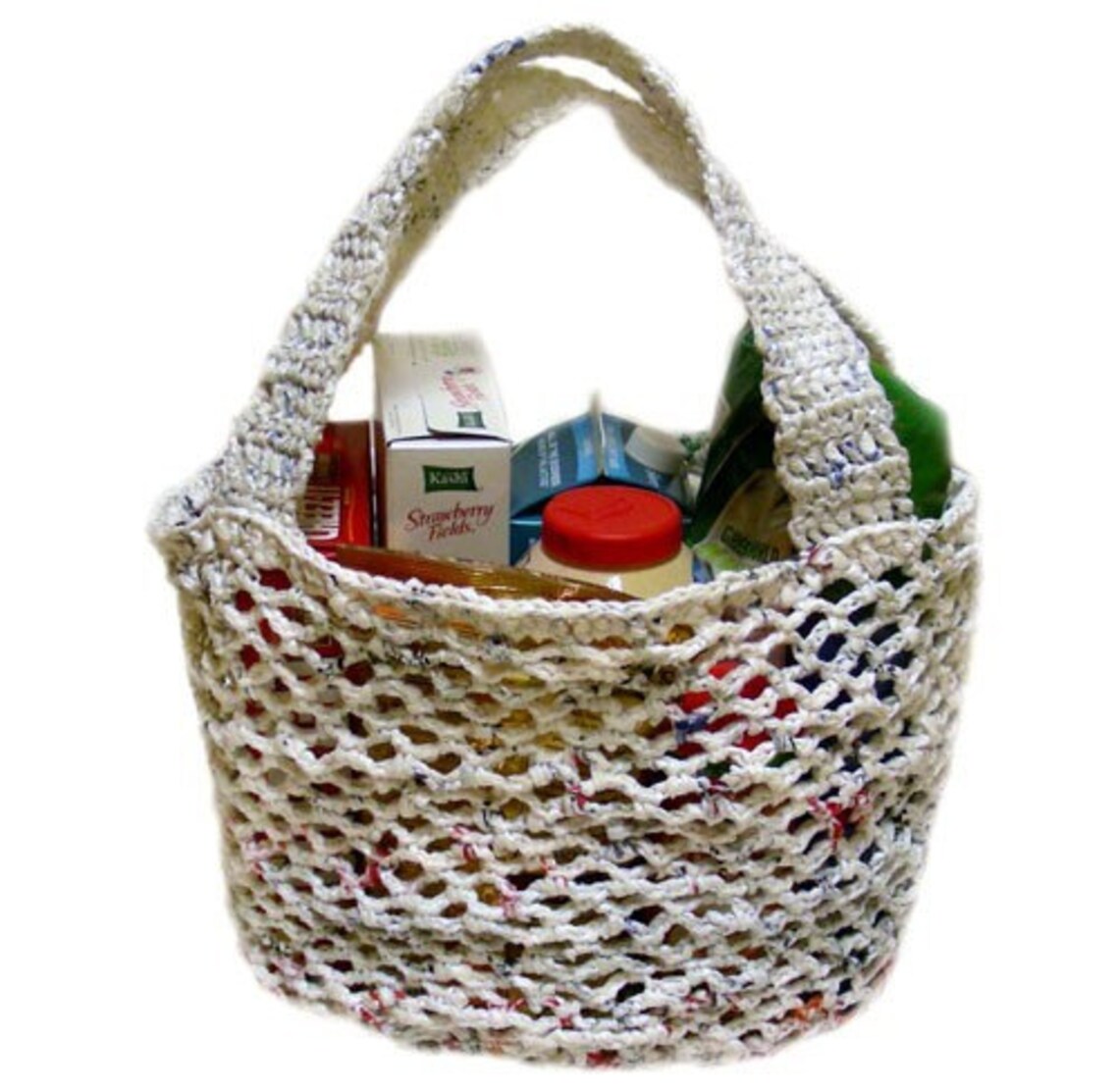 Plarn Market Bag PDF Crochet Pattern Instant Download Etsy