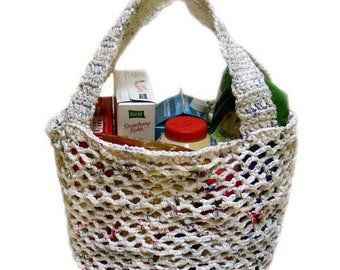 Plarn Market Bag - PDF Crochet Pattern - Instant Download