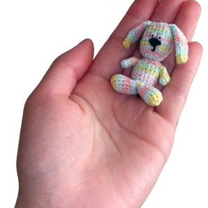 Tiny Rainbow Bunny - PDF Crochet Pattern - Instant Download