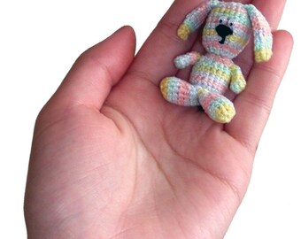 Tiny Rainbow Bunny - PDF Crochet Pattern - Instant Download