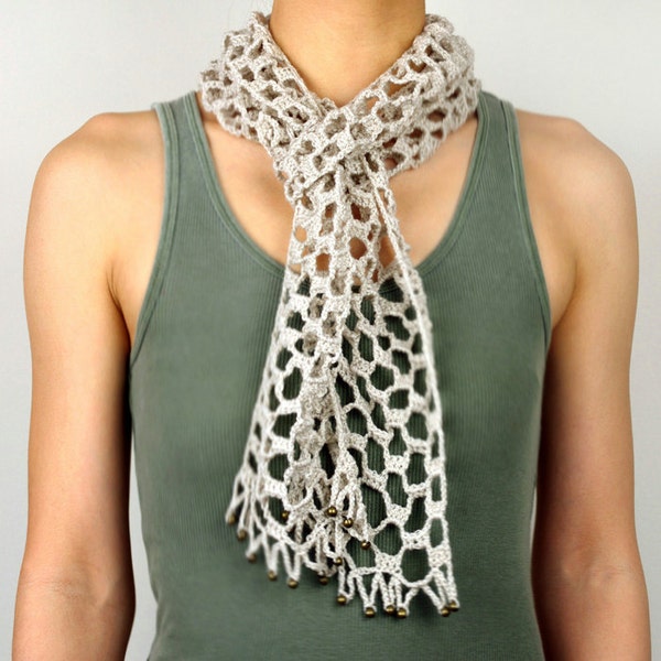 Barely There Scarf - PDF Crochet Pattern - Instant Download