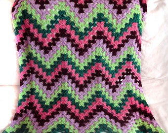 Granny Ripple Blanket - PDF Crochet Pattern - Instant Download