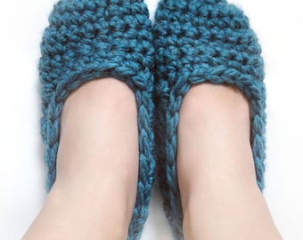 Super Quick Slippers - 9 Sizes - PDF Crochet Pattern - Instant Download