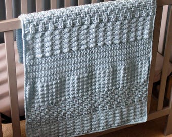 Sampler Stitch Blanket - PDF Crochet Pattern - Instant Download