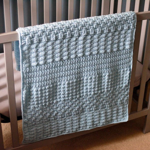 Sampler Stitch Blanket - PDF Crochet Pattern - Instant Download