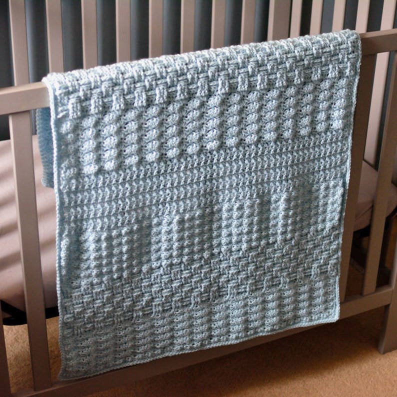 Sampler Stitch Blanket PDF Crochet Pattern Instant Download image 1