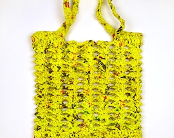 Shelly Mesh Plarn Bag - PDF Crochet Pattern - Instant Download