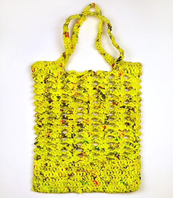 Plarn grocery bag cheap crochet pattern