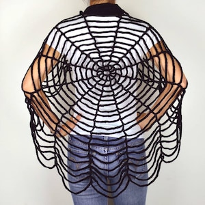 Spider Web Shawl - PDF Crochet Pattern - Instant Download