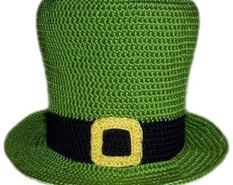 Leprechaun Hat  (5 Sizes) - PDF Crochet Pattern - Instant Download