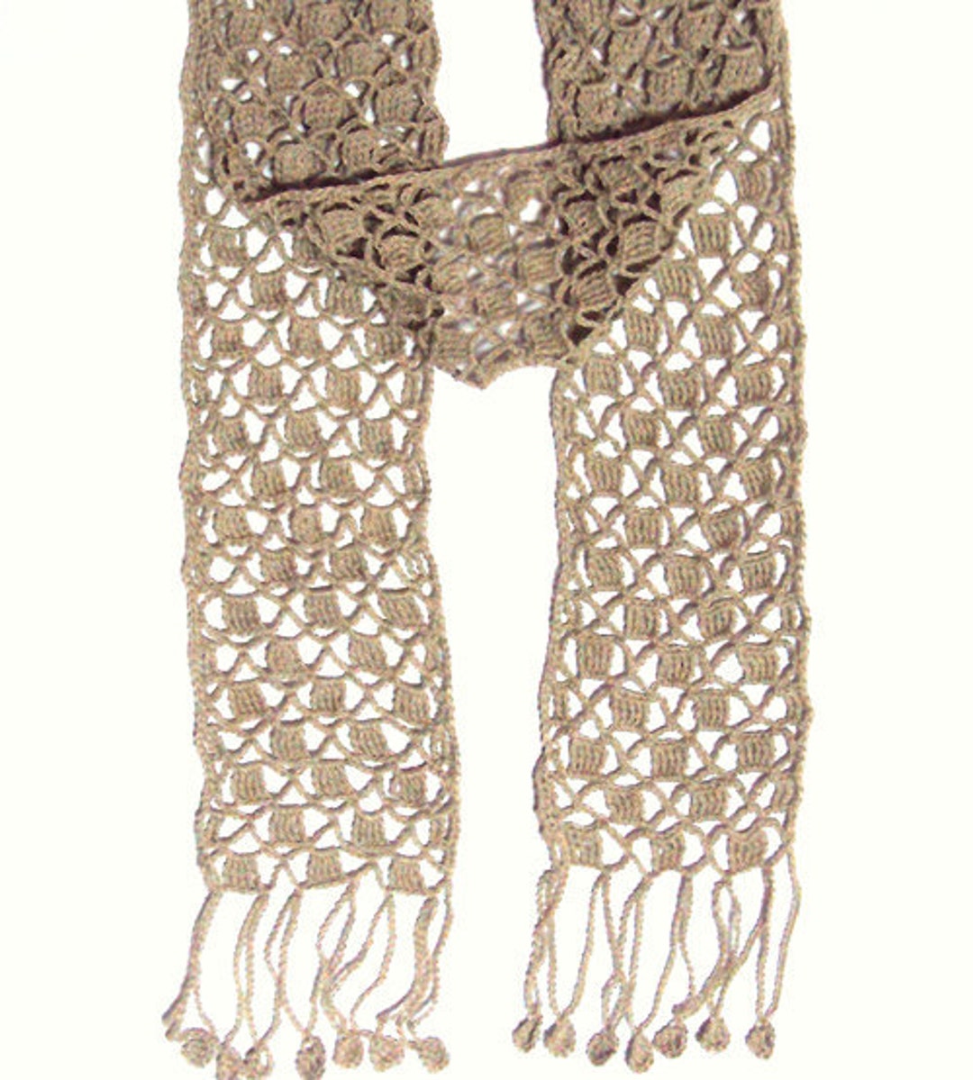 Squarenet Scarf - PDF Crochet Pattern - Instant Download - Etsy