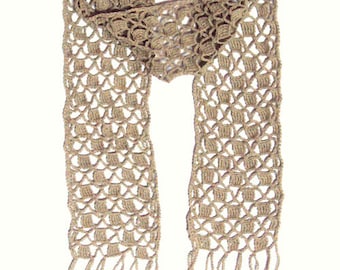Squarenet Scarf - PDF Crochet Pattern - Instant Download