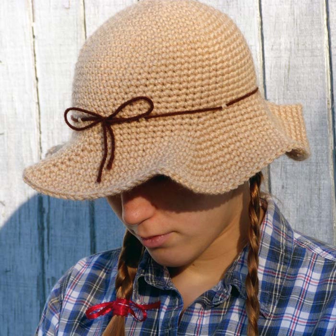 Scarecrow Hat 5 Sizes PDF Crochet Pattern Instant Download Etsy