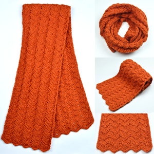 Solid Chevron Scarf - PDF Crochet Pattern - Instant Download
