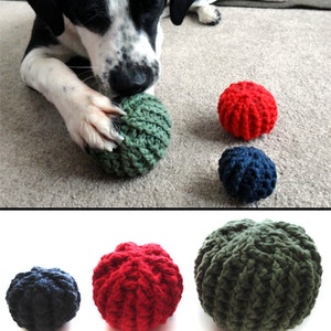 Textured Ball Dog Toys - PDF Crochet Pattern - Instant Download