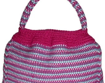 Carry-A-Lot Tunisian Purse - PDF Crochet Pattern - Instant Download