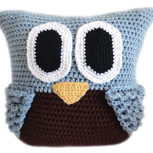 Owl Pillow - PDF Crochet Pattern - Instant Download