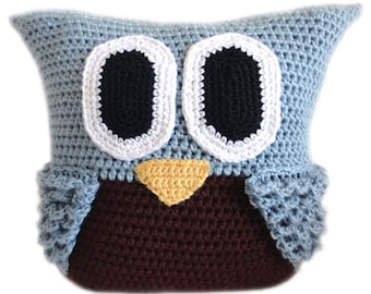 Owl Pillow - PDF Crochet Pattern - Instant Download