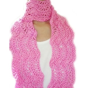 Pretty Lady Scarf - PDF Crochet Pattern - Instant Download