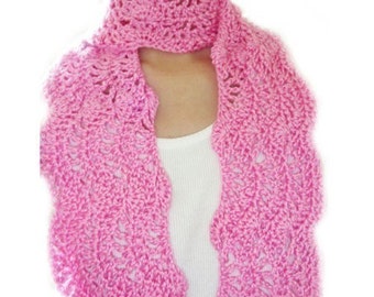 Pretty Lady Scarf - PDF Crochet Pattern - Instant Download