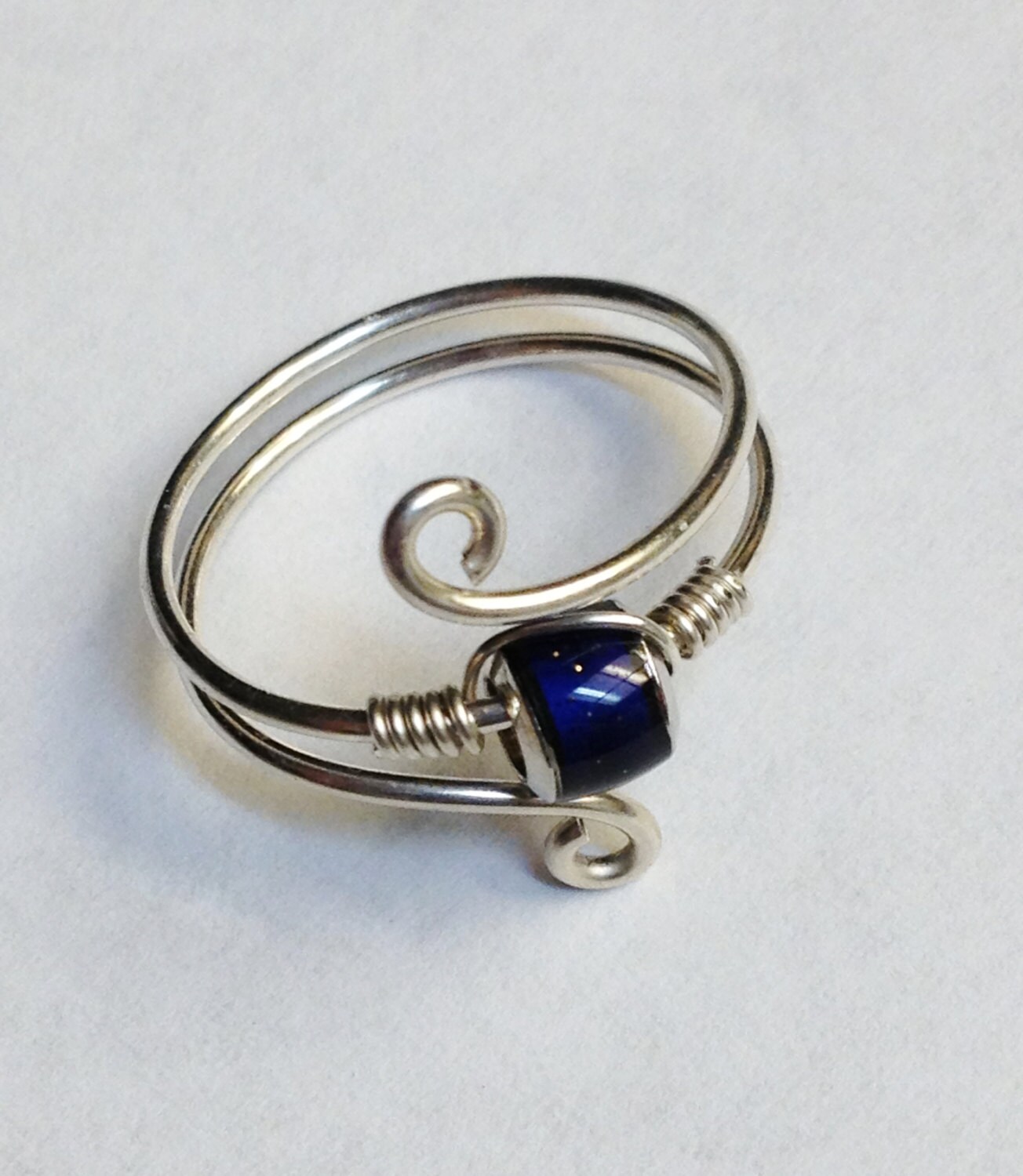 Mood Ring Mood Jewelry Mood Bead Ring Sterling Silver Ring Etsy