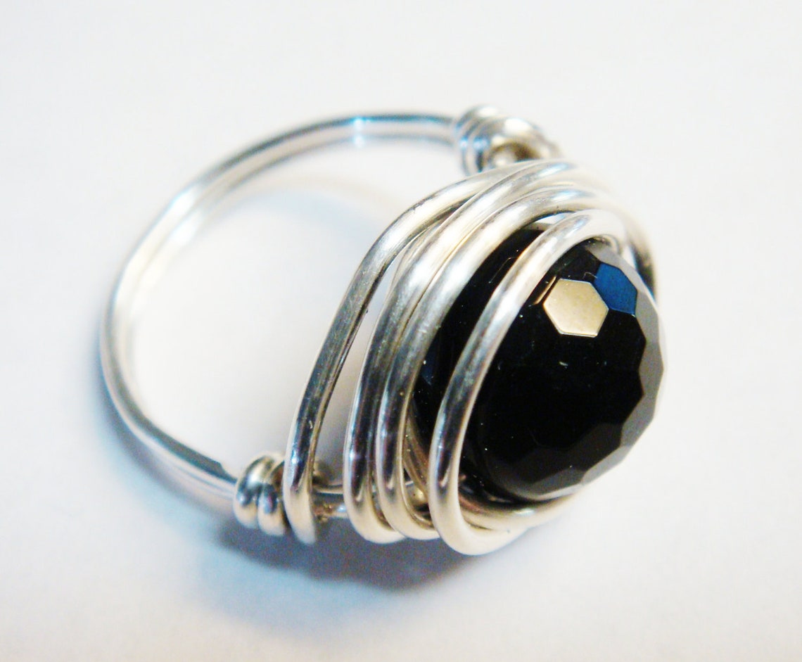 Black Onyx Ring Mens Ring Black Onyx Gemstone Black Ring | Etsy