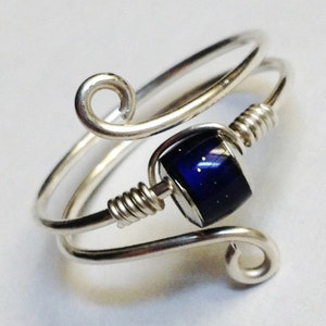 Sterling Silver Mood Ring, Mood Jewelry, Mood Stone, Sterling Silver Ring