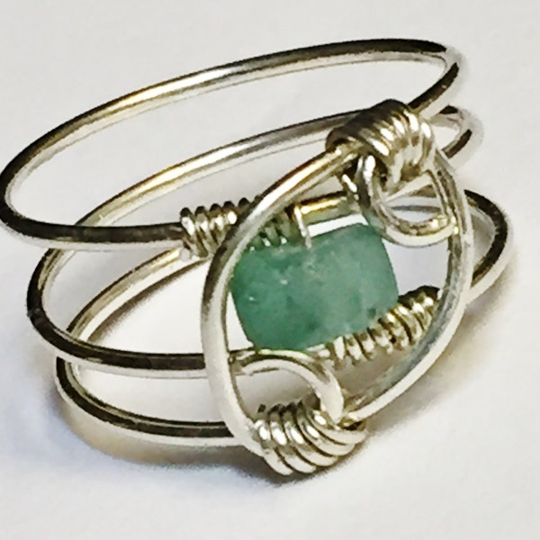 Ancient Roman Glass Ring, Roman Glass Jewelry, Sterling Silver Rings for Women, Recycled Jewelry, Ancient Jewelry