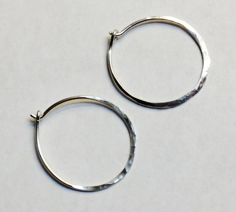 925 Sterling Silver Hoop Earrings