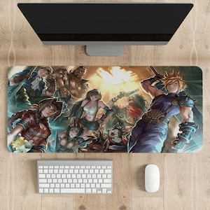 Final Fantasy Gaming Mouse Pad: Stitched Edge, Vibrant Print