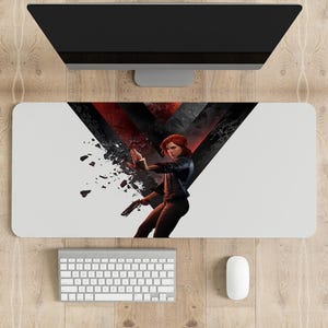 Personalized Gaming Mouse Pad: Vibrant Stitched Edge Desk Mat