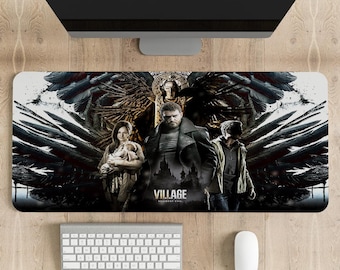Resident Evil Village Mouse Pad: Personalized Gaming Desk Mat
