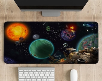 Outer Wilds Mouse Pad | Different sizes Personalized Printing | Gaming Mouse Pad | Customized Mouse Pad | Game, Anime, Desk Mat
