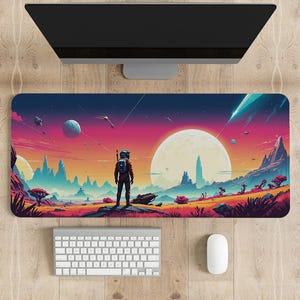 No Man's Sky Mouse Pad | Different sizes Personalized Printing | Gaming Mouse Pad | Customized Mouse Pad | Game, Anime, Desk Mat