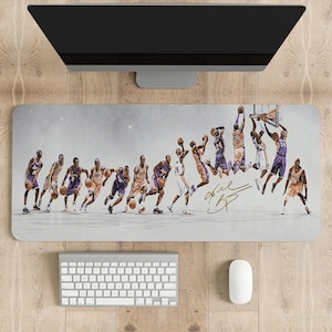 Kobe Bryant Mauspad | Verschiedene Größen Personalisierter Druck | Gaming Maus Pad | Angepasste Mauspad | Spiel, Anime, Schreibtischmatte