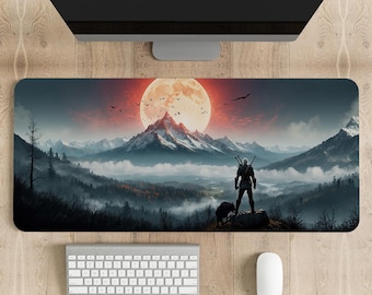 The Witcher 3 Wild Hunt Mouse Pad | Different sizes Personalized Printing | Gaming Mouse Pad | Customized Mouse Pad | Game, Anime, Desk Mat